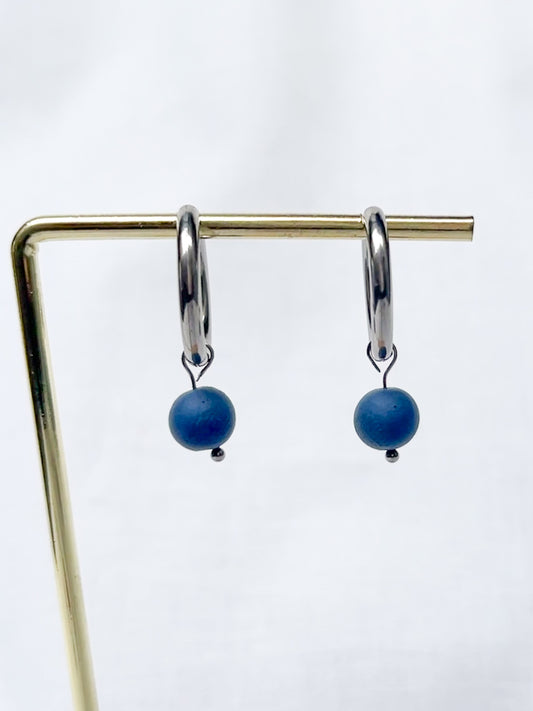 Argolla Bolita azul