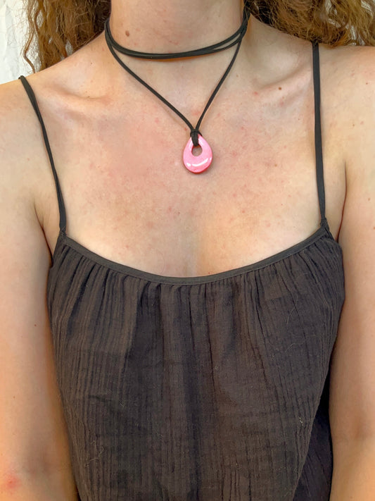 Collar Gota Coral