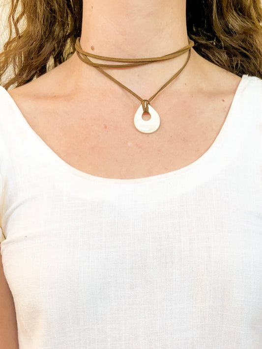 Collar Gota Blanca