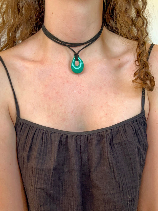 Collar Gota Turquesa