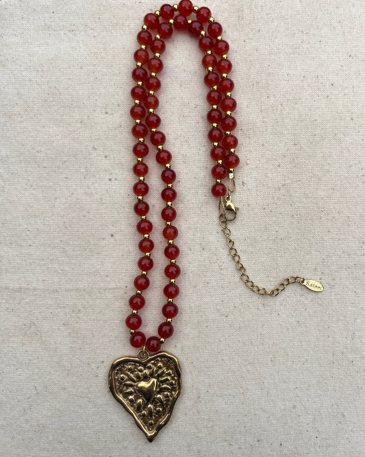 Collar Corazón Rojo
